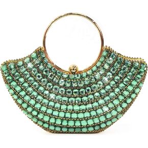 Evening Bag for Women，Lip Shaped Rhinestone Clutch Bridal Wedding Purse Party Prom Handbag