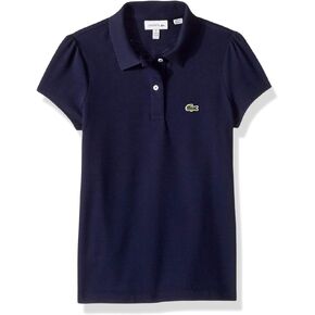 Lacoste Girls Classic Short Sleeve Piqué Polo Shirt