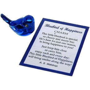 Ganz Bluebird of Happiness Pocket Charm with Story Card,One Size