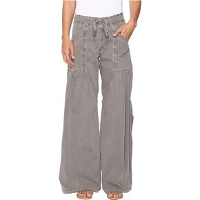 XCVI Women's Willowy Wide Leg Stretch Poplin Pant