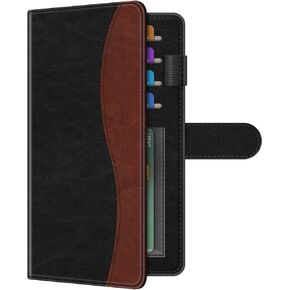 Fintie Checkbook Cover for Personal Checkbook, RFID Blocking Big Capacity Standard Register Duplicate Checks with Pen Holder, Cards Slots