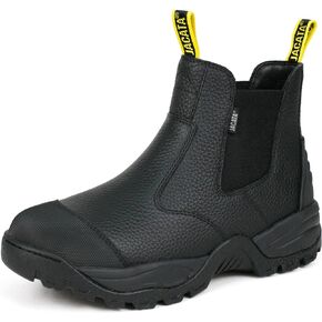 Mens Work Boots Chelsea Slip On Boot For Men Men's Industrial Construction Soft Toe Shoes Botas De Trabajo Para Hombre