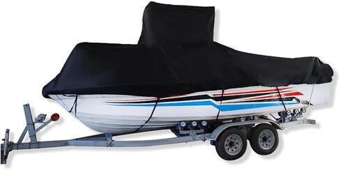 16-18.5FT 420D الثقيلة وحدة التحكم المركزية T-Top سقف غطاء القارب استبدال للقوارب نمط وحدة التحكم المركزية مع أسطح T-Top in Saudi Arabia
