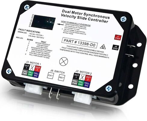 13398-DO Dual Synchronous Velocity Slide Controller Replacement for 13398-C2 Controller V-Sync II Compatible with Lippert in-Wall Slide-Out on RV，211852 in Kuwait