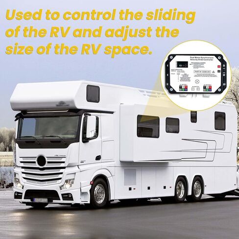 13398-DO Dual Synchronous Velocity Slide Controller Replacement for 13398-C2 Controller V-Sync II Compatible with Lippert in-Wall Slide-Out on RV，211852 in Kuwait