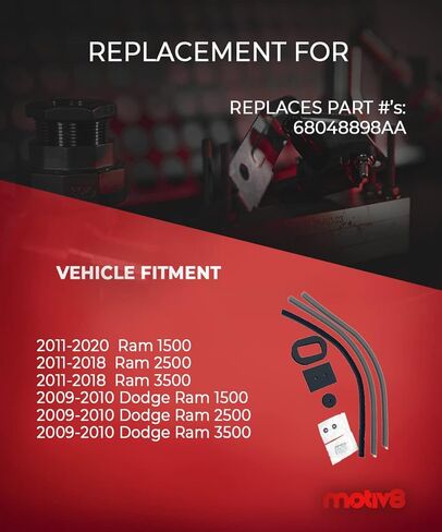 متوافق مع مجموعة ختم مكيف الهواء ووحدة السخان RAM 1500 2500 3500 2009-2018 | يستبدل 68048898AA in Kuwait