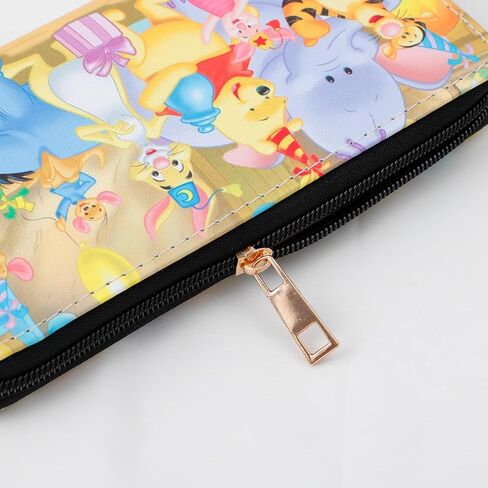 محفظة جلد بوه الخنزير الصغير من كارتون مع سلسلة مفاتيح بوه الدب النمر محفظة النقود المعدنية للنساء والفتيات (WA-Weini 2403) in Kuwait