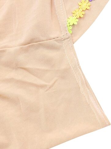 Kids Girls One Piece Muslim Hijab Scarf Floral Lace Hear Wrap Islamic Full Head Scarf Shawls in Saudi Arabia