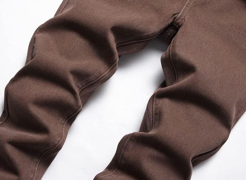 بنطال جينز ممزق ونحيف قابل للتمدد للأولاد، بنطال جينز عصري ومريح بقصة ضيقة للرجال الصغار النشيطين in Kuwait