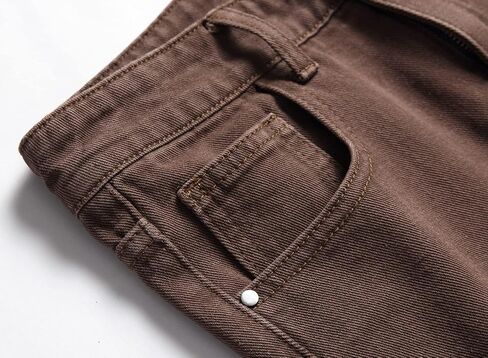 بنطال جينز ممزق ونحيف قابل للتمدد للأولاد، بنطال جينز عصري ومريح بقصة ضيقة للرجال الصغار النشيطين in Kuwait