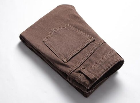 بنطال جينز ممزق ونحيف قابل للتمدد للأولاد، بنطال جينز عصري ومريح بقصة ضيقة للرجال الصغار النشيطين in Kuwait