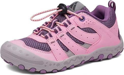 Mishansha Kids Hiking Boots Toddler Girls Boys Hiking Shoes Water-Resistant Anti-Collision Non-Slip Athletic Outdoor Trekking Boots in Saudi Arabia