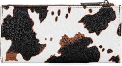 Wrangler Cow Print Tote Handbag and Bifold Credit Card Wallet Set in Kuwait