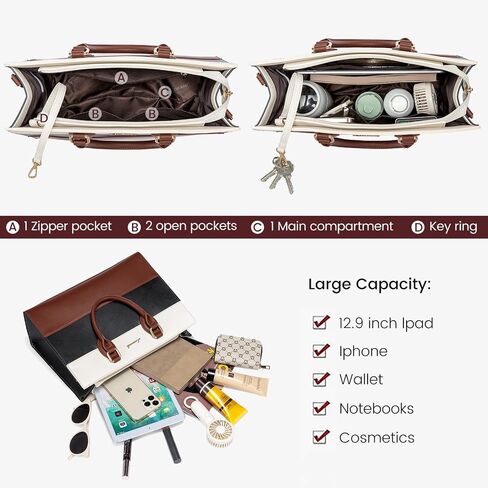 LOVEVOOK Purses and Handbags for Women Fashion Tote Bag PU Leather Satchel Shoulder Bag Top Handle for Lady in Saudi Arabia