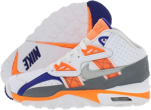 حذاء Nike Air Trainer Sc للأولاد مقاس 4، اللون: أبيض/برتقالي-DV2233100 in Saudi Arabia