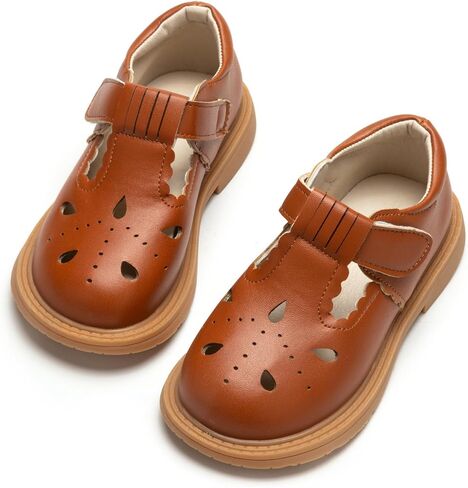 أحذية ماري جين للفتيات الصغيرات أحذية مدرسية مسطحة من جلد البولي يوريثان للحفلات in Kuwait