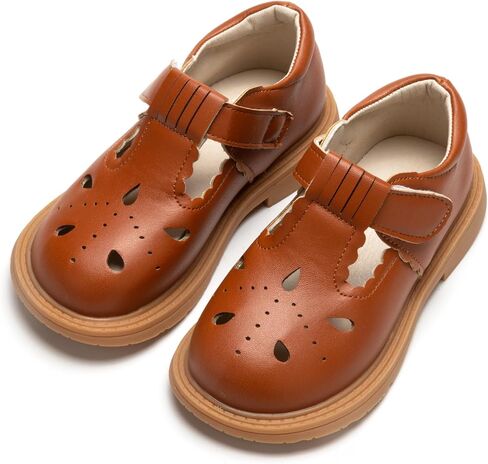 أحذية ماري جين للفتيات الصغيرات أحذية مدرسية مسطحة من جلد البولي يوريثان للحفلات in Kuwait