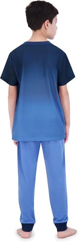 طقم بيجامة للأولاد من US Angels مكون من 3 قطع، طقم بيجامة للأولاد الكبار، بنطلون بيجامة للأولاد، شورت بيجاما، مقاس 8، مقاس 10-12، مقاس 14-16 in Kuwait