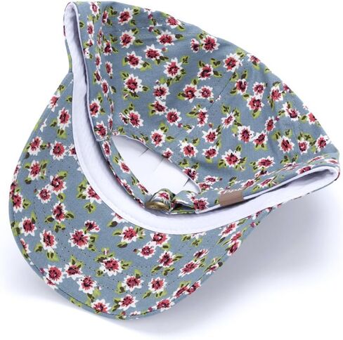 Girls Baseball Cap-Vintage Floral-Blue-L (7-12y) in Saudi Arabia