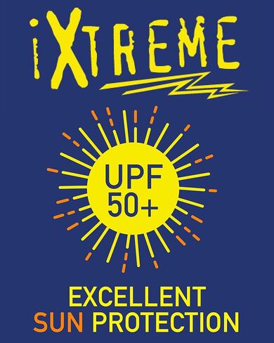 مجموعة الحماية من الطفح الجلدي للأولاد من iXtreme - قطعتان من قميص السباحة بعامل حماية من الأشعة فوق البنفسجية 50+ سريع الجفاف وبدلة استحمام (12M-18) in Kuwait