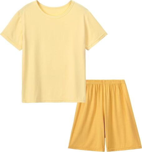 طقم بيجامة مودال للفتيات من DIPUG ملابس نوم بأكمام قصيرة للفتيات in Kuwait