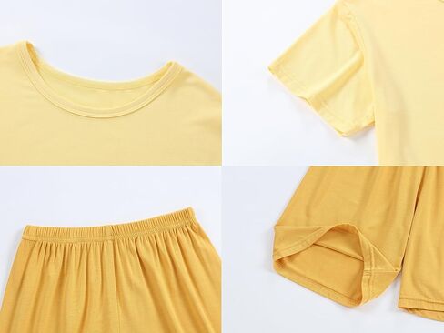 طقم بيجامة مودال للفتيات من DIPUG ملابس نوم بأكمام قصيرة للفتيات in Kuwait