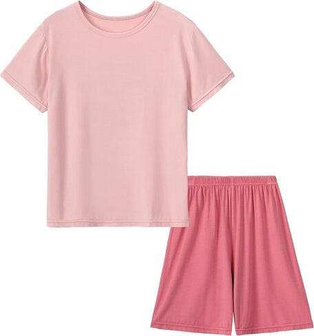 طقم بيجامة مودال للفتيات من DIPUG ملابس نوم بأكمام قصيرة للفتيات in Kuwait