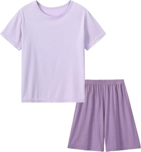 طقم بيجامة مودال للفتيات من DIPUG ملابس نوم بأكمام قصيرة للفتيات in Kuwait