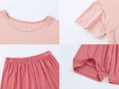 طقم بيجامة مودال للفتيات من DIPUG ملابس نوم بأكمام قصيرة للفتيات in Kuwait