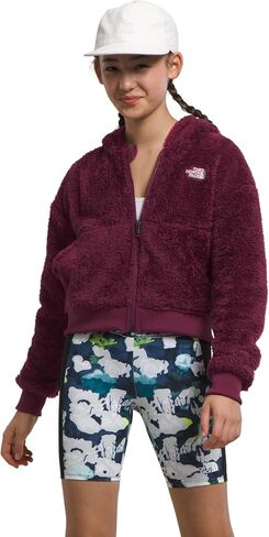 THE NORTH FACE Girls' Suave Oso Fleece Full-Zip Hooded Jacket in Saudi Arabia