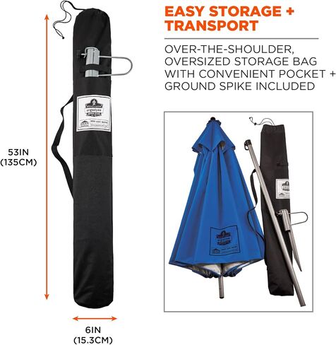Ergodyne SHAX 6100 Lightweight Industrial Umbrella in Saudi Arabia