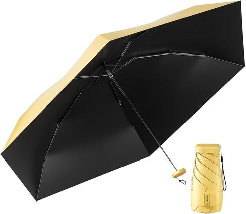 Travel Mini Compact Umbrella,Umbrellas for Sun&Rain,UV protection umbrella,Small&Lightweight,Umbrella for Girls and Women,With umbrella purse in Saudi Arabia