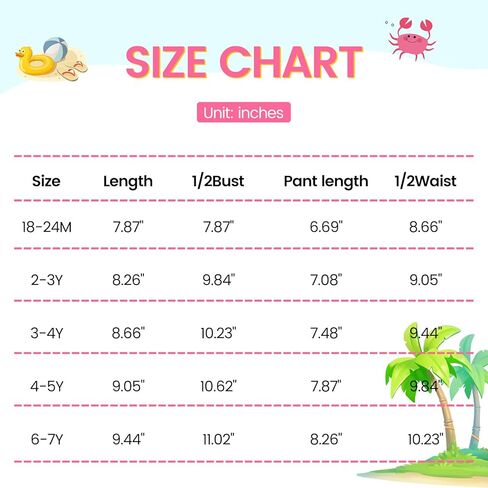 ملابس سباحة بكيني للفتيات من SYNPOS بدلة استحمام للفتيات الصغيرات ملابس سباحة للشاطئ مكونة من قطعتين in Kuwait