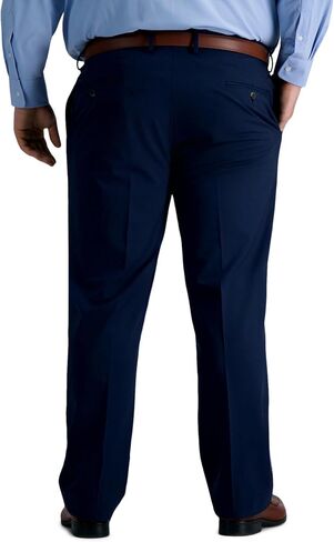 Haggar Men's Big and Tall Premium Tailored Fit Suit Separate, Blue BT-Pant, 52W x 32L in Saudi Arabia