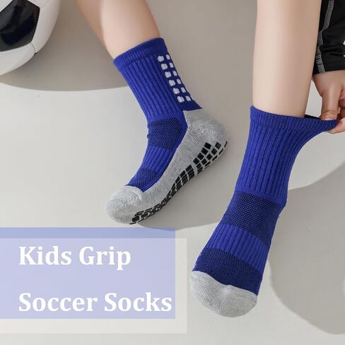 Boys Soccer Socks Athletic Socks Sports Socks Hospital Grip Soccer Socks For Boys Girls in Saudi Arabia
