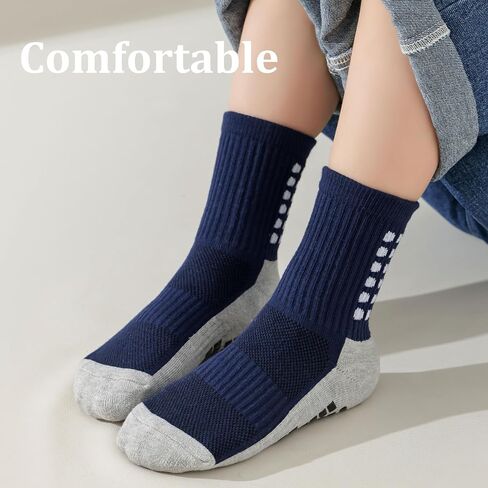 Boys Soccer Socks Athletic Socks Sports Socks Hospital Grip Soccer Socks For Boys Girls in Saudi Arabia