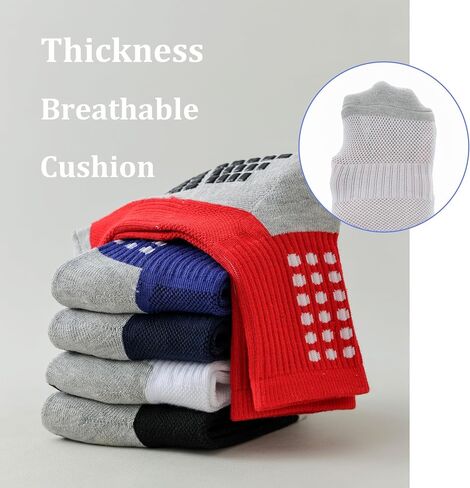 Boys Soccer Socks Athletic Socks Sports Socks Hospital Grip Soccer Socks For Boys Girls in Saudi Arabia