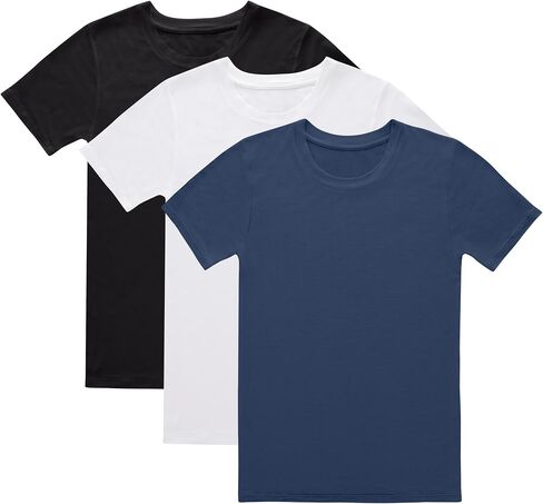 Hanes Boy's Originals T-Shirt Pack, Supersoft Undershirts for Boys, Moisture-Wicking, 3-Pack in Saudi Arabia
