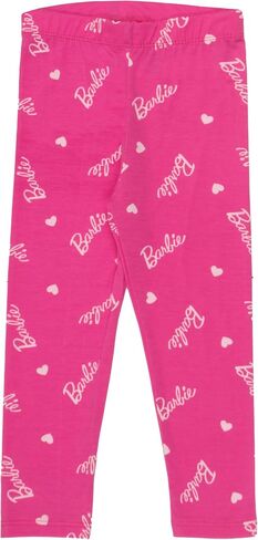 Barbie Girls Short Sleeve T-Shirt & Leggings Set, Short Sleeve Tee and Leggins 2 Piece Set for Girls in Saudi Arabia