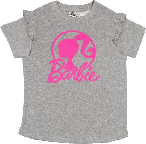 Barbie Girls Short Sleeve T-Shirt & Leggings Set, Short Sleeve Tee and Leggins 2 Piece Set for Girls in Saudi Arabia