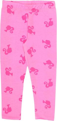 Barbie Girls Short Sleeve T-Shirt & Leggings Set, Short Sleeve Tee and Leggins 2 Piece Set for Girls in Saudi Arabia