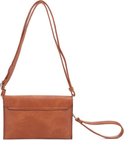 Isabelle Multifunctional Women's Envelope Style Crossbody Wallet Clutch with Turn Lock and Zipper Closure in Saudi Arabia