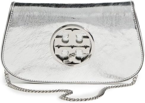 Tory Burch Women's Reva Metallic Clutch in Saudi Arabia