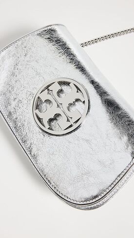 Tory Burch Women's Reva Metallic Clutch in Saudi Arabia