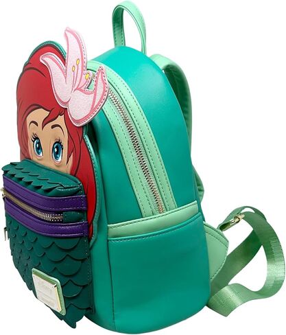 حقيبة كتف نسائية بحزام مزدوج من Loungefly Disney The Little Mermaid Ariel Cosplay in Kuwait
