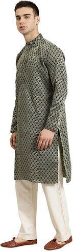 Sojanya (Since 1958, Men's Jacquard Silk Self Design Only Kurta in Saudi Arabia