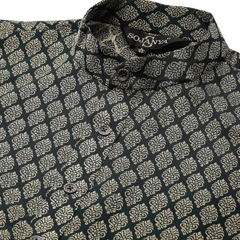 Sojanya (Since 1958, Men's Jacquard Silk Self Design Only Kurta in Saudi Arabia