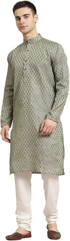 Sojanya (Since 1958, Men's Jacquard Silk Self Design Only Kurta in Saudi Arabia