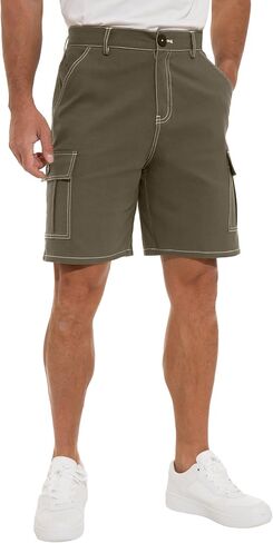 سراويل قصيرة من القطن Sailwind للرجال كاجوال صيفية بخياطة علوية متباينة in Kuwait