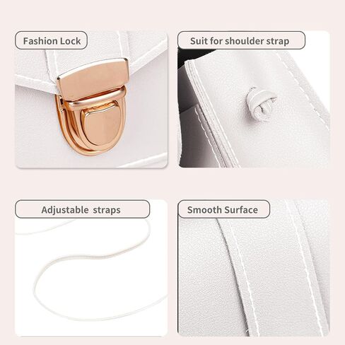 Crossbody Bag for Women Ladies Handbag Purse, Elegance Crossbody Bag for Party Work Sports (White) in Saudi Arabia